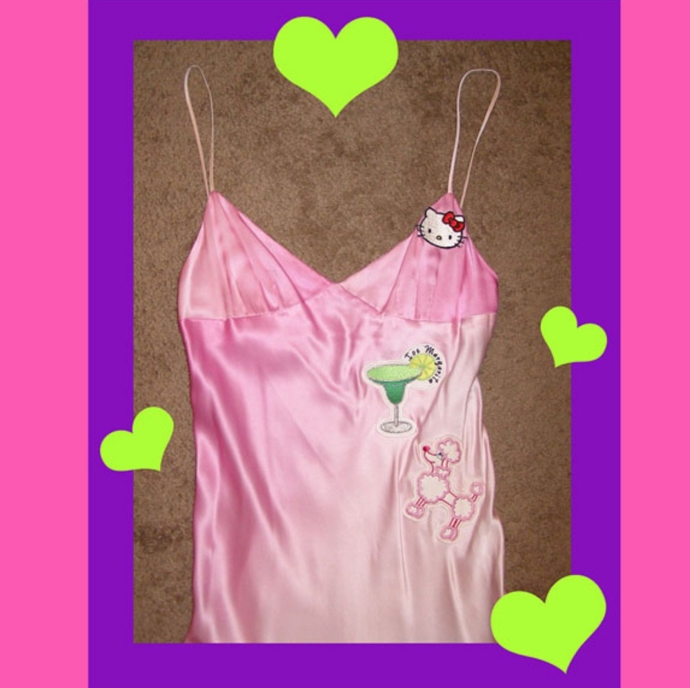 NWT RARE ICEBERG SILK OMBRE DRESS HELLO KITTY 6